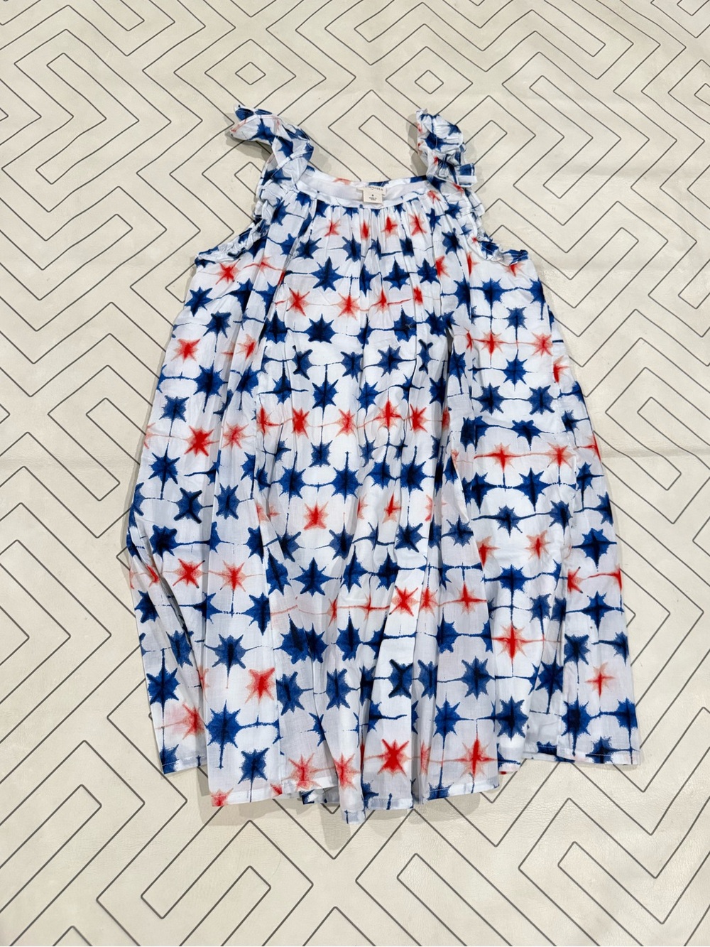 Crewcuts Sleeveless Star-Print Sundress